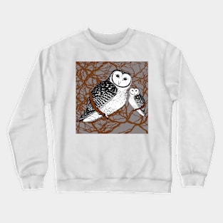 Pair of Tasmanian Masked Owls - Endangered Crewneck Sweatshirt